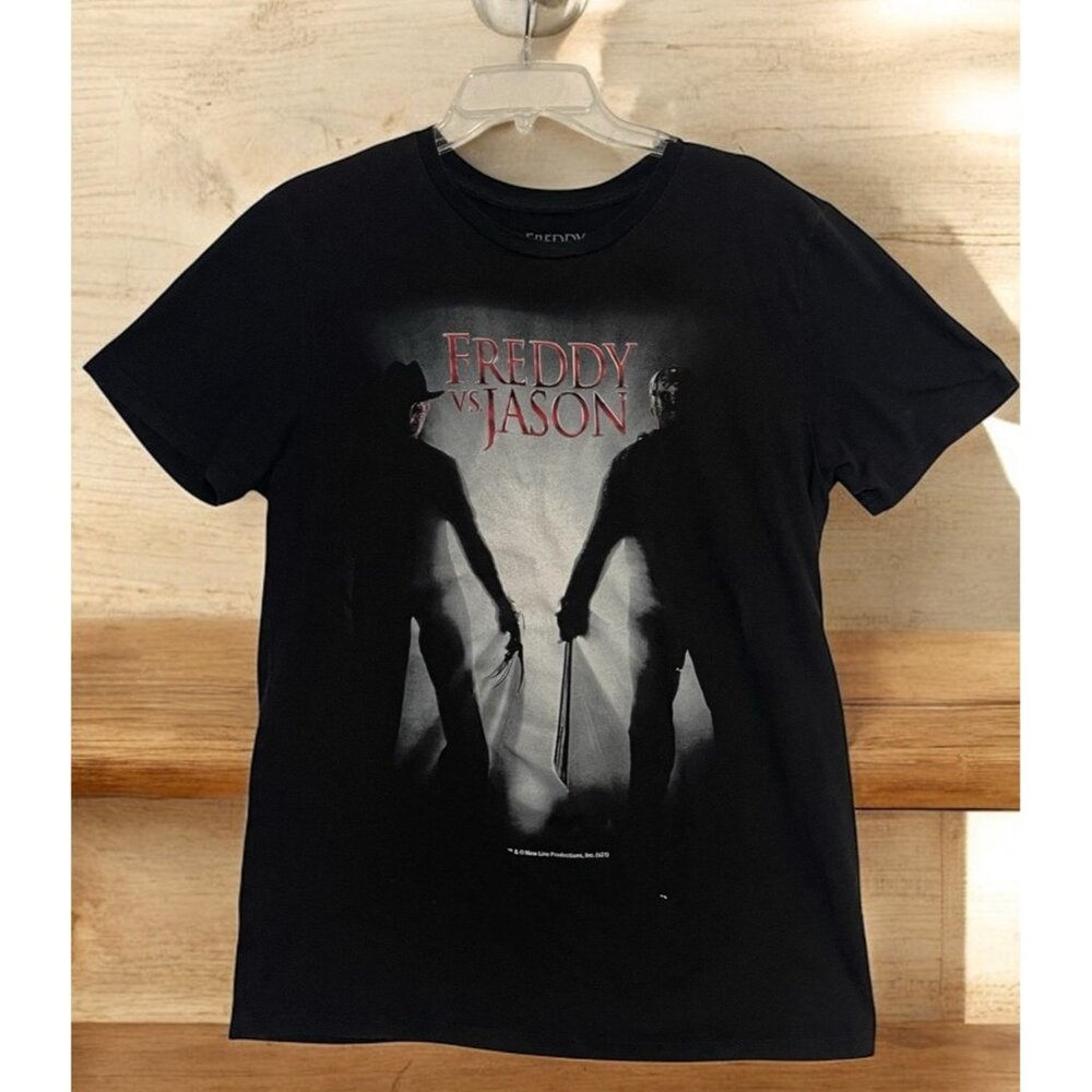 Vintage Freddy vs Jason Shirt Mens M Horror Movie Slasher Graphic TShirt
